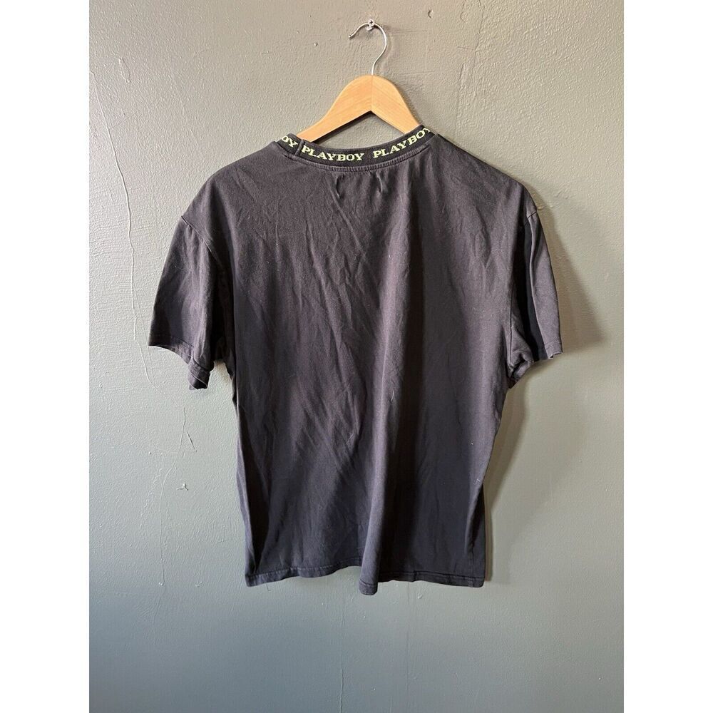 Playboy by Pacsun Mens Black Short Sleeve T-shirt Size Large
